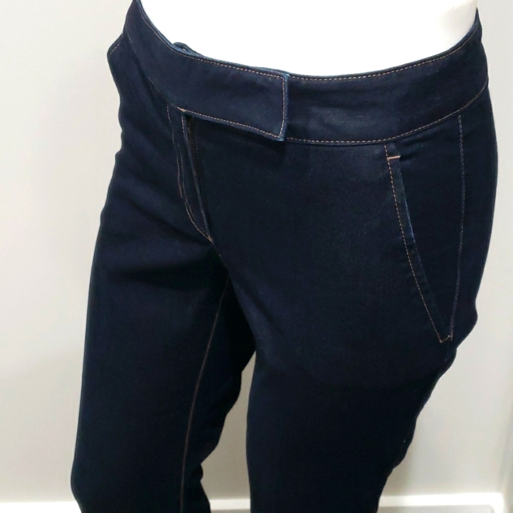 Indigo Denim Dress Pants